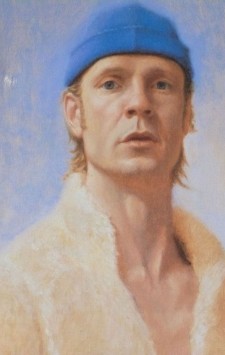 Every year I try to get to the BP Portrait Award exhibit at the National Portrait Gallery in London. The rest of the gallery is filled with portraits of famous people, but the BP paintings are almost all portraits of ordinary people.  I have dozens of exhibit books, each one filled with dozens of faces. When I’m writing I’ll flip through to see if one of my characters might be lurking in there. This one, Winter Portrait by Ingolv Helland, is actually a self-portrait of the artist, but it felt very much like Finn to me.