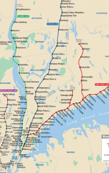 I spent many days getting to and from the city on the Harlem Line. That’s the train line I imagined June taking down to the city.